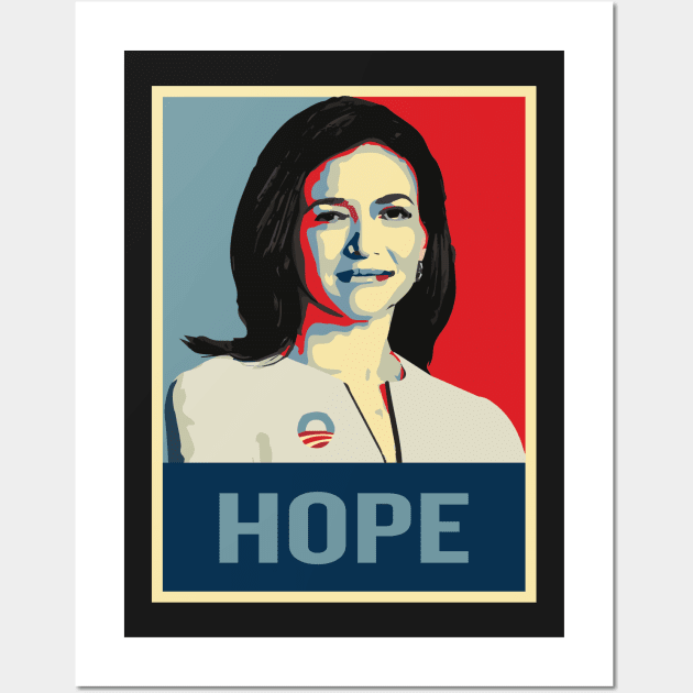 Sheryl Sandberg 2020 Wall Art by Zeindee